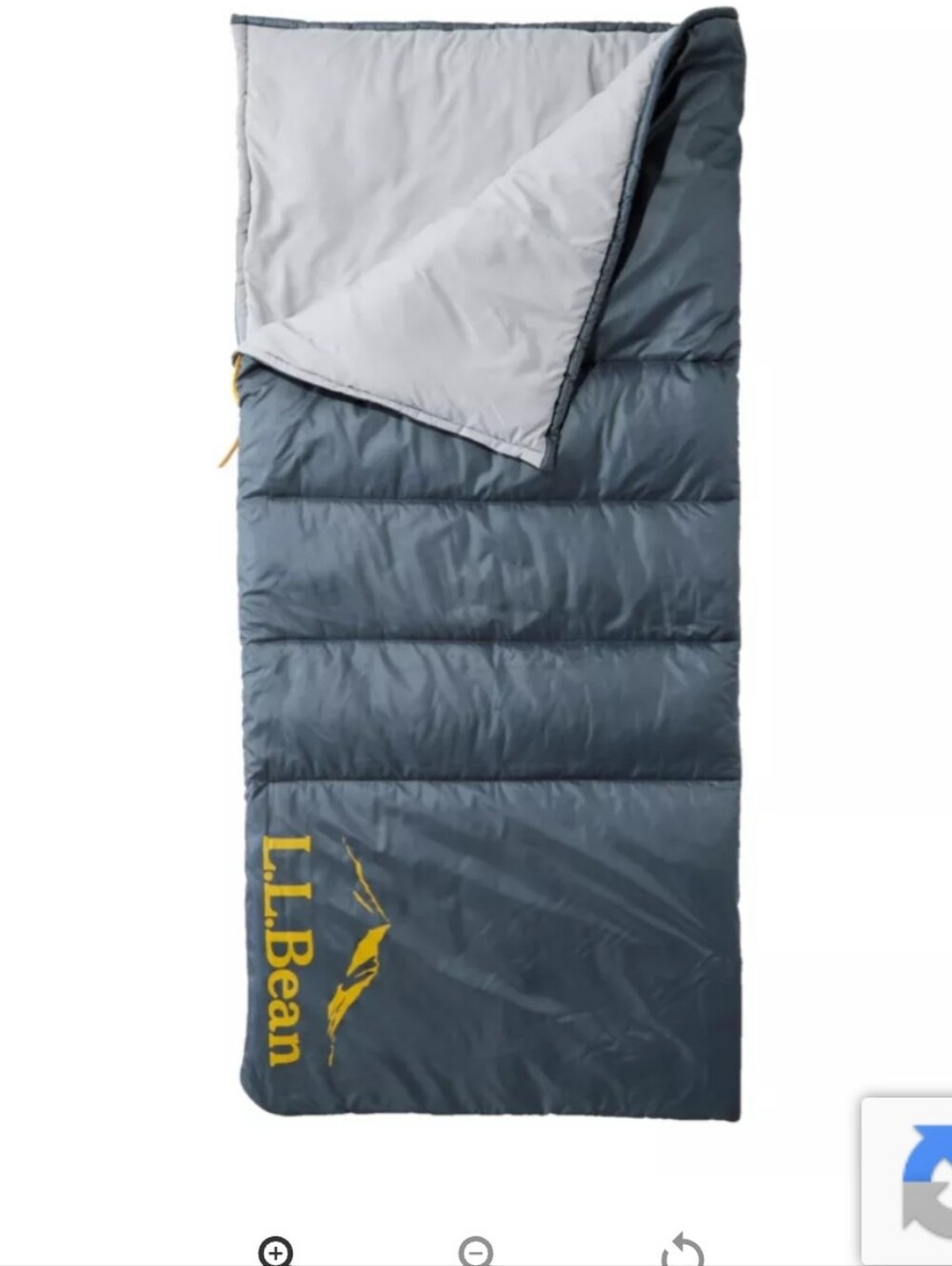 L.L.Bean Access Sleeping Bag 45°F Regular NWT Rangeley Blue 519344 Camping